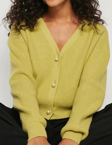 Bluza NA-KD, verde, S