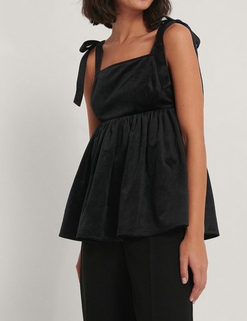 Top NA-KD, negru, S