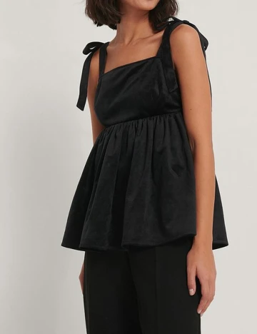 Top NA-KD, negru, S