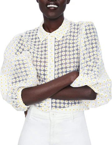 Camasa Zara, floral, M Floral print