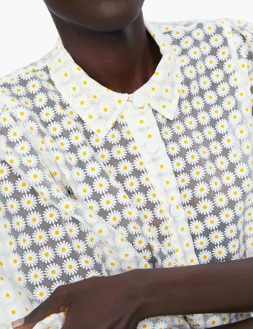 Camasa Zara, floral, M Floral print