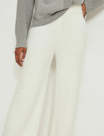 Pantaloni NA-KD, alb, L
