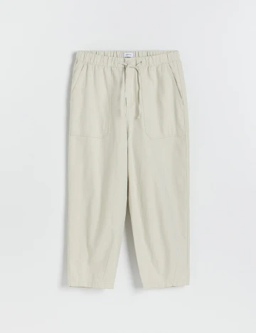 Pantaloni Reserved, bej, M
