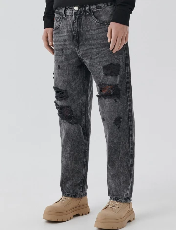 Blugi CROPP, gri, W28/L30 Gri