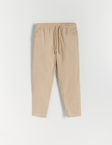 Pantaloni Reserved, crem, XL