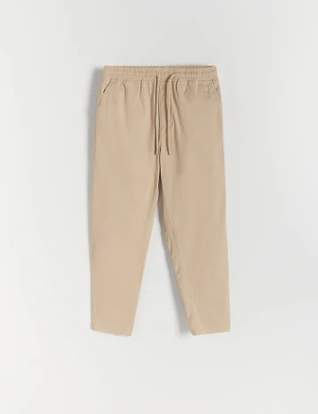 Pantaloni Reserved, crem, XL Crem