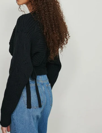 Cardigan NA-KD, negru, M