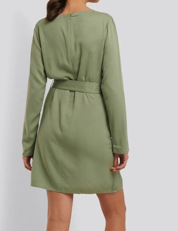 Rochie scurta NA-KD, verde, 34