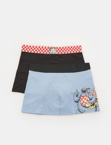 Set Boxeri Sinsay, albastru/negru, XXL