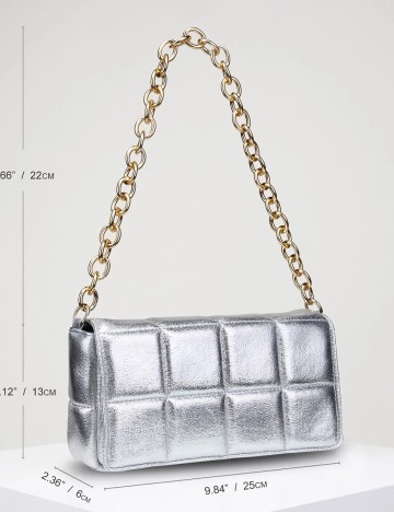 Geanta SHEIN, argintiu