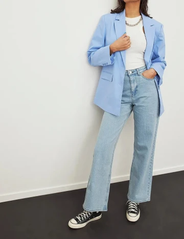 Sacou Oversize NA-KD, bleu, 44 Albastru