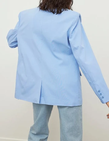 Sacou Oversize NA-KD, bleu, 44 Albastru