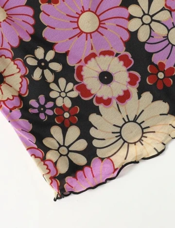 Fusta SHEIN, floral, L