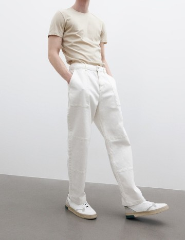 Tricou Reserved, bej, XXL