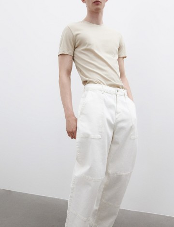 Tricou Reserved, bej, XXL