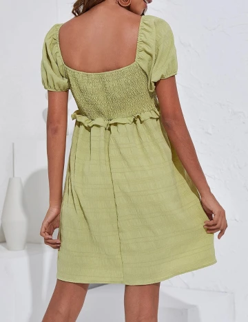 Rochie Scurta SHEIN, verde, S
