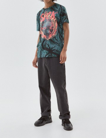 Tricou CROPP, verde, XXL