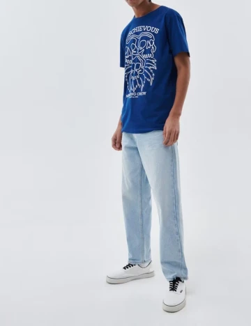 Tricou CROPP, albastru, XS Albastru