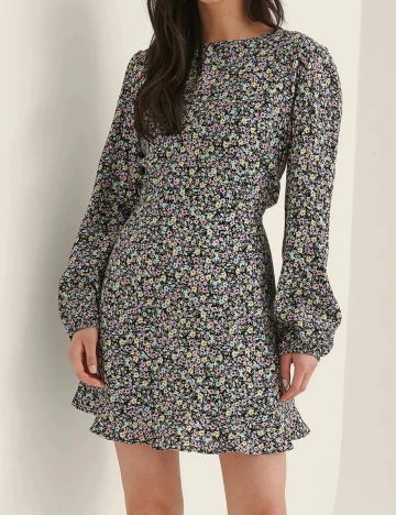 Rochie scurta NA-KD, floral, 32 Floral print