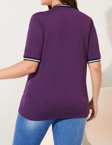 Tricou SHEIN CURVE, mov, 1 XL