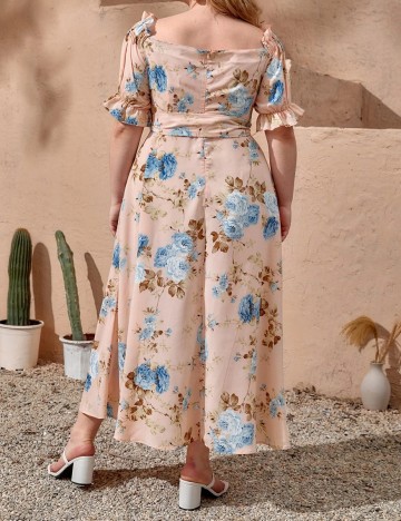Rochie Lunga SHEIN CURVE, roz, 0 XL
