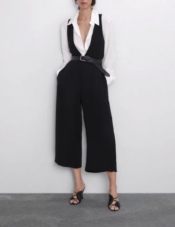 Salopeta Zara, negru, M