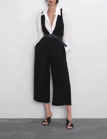 Salopeta Zara, negru, M