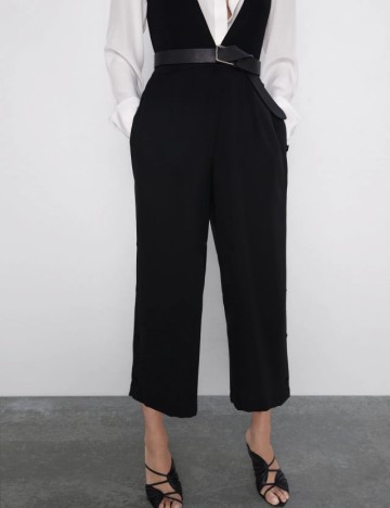 Salopeta Zara, negru, M