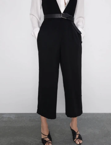 Salopeta Zara, negru, M