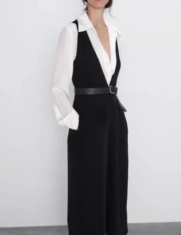 Salopeta Zara, negru, M