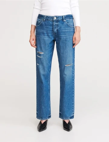 Blugi Reserved, albastru denim, 36