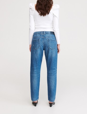 Blugi Reserved, albastru denim, 36