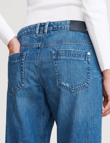 Blugi Reserved, albastru denim, 36