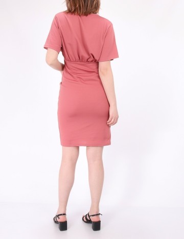 Rochie scurta SHEIN, roz pudra, S