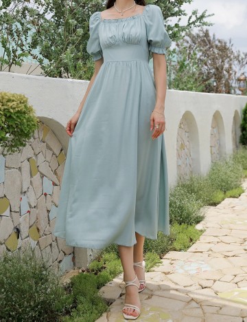 Rochie Medie SHEIN, turcoaz, S