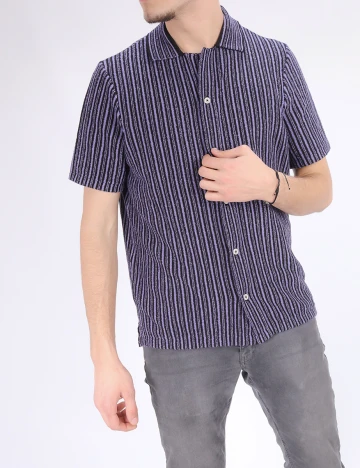Bluza Only, negru/mov