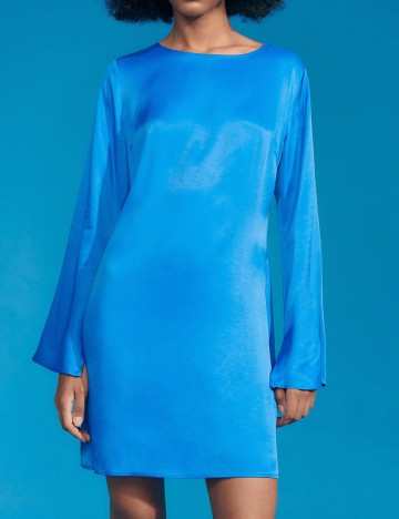 Rochie scurta Reserved, albastru, 34