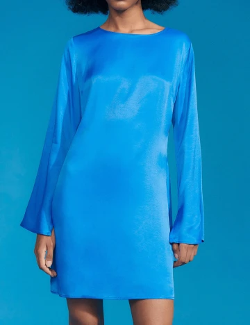Rochie scurta Reserved, albastru, 34