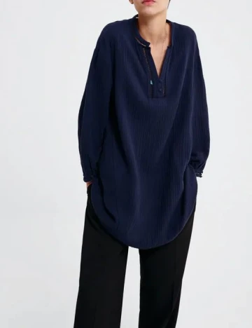 Camasa Zara, albastru, M