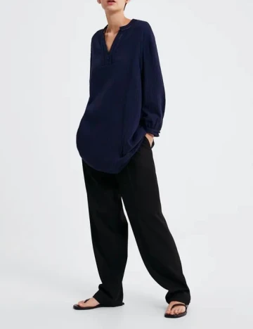 Camasa Zara, albastru, M