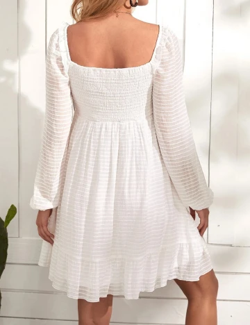 Rochie Scurta SHEIN, alb, XS
