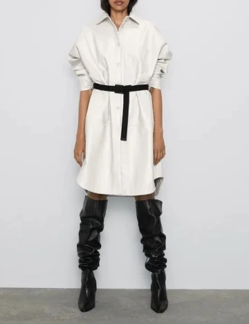 Blazer Zara, alb, M Alb