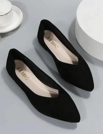 Balerini SHEIN, negru Negru
