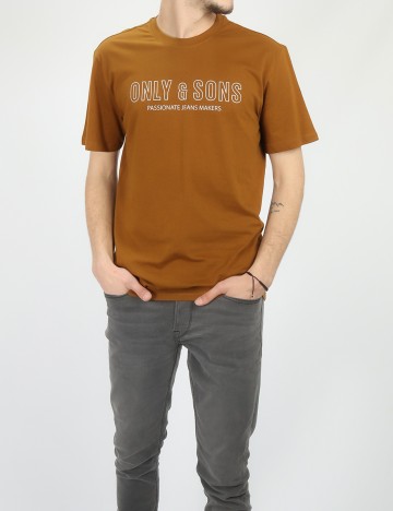 Tricou Only, maro, L