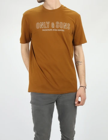 Tricou Only, maro, L