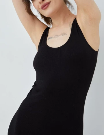 Rochie scurta Pieces, negru, S/M