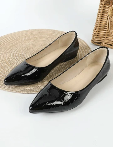 Balerini SHEIN, negru, 39 Negru