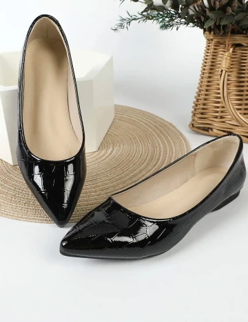 Balerini SHEIN, negru, 39 Negru