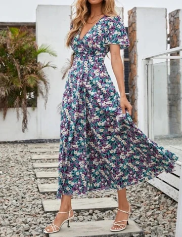 Rochie lunga SHEIN, floral, M