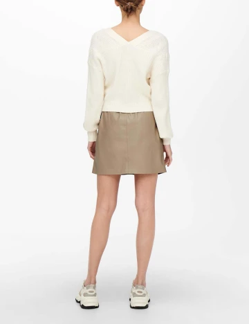 Fusta Only, crem, M Crem